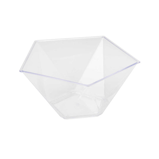 Plastic Mini Pentagon Bowl 3.5oz - Pack of 12