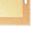 Isabella Collection Rectangular Plate - Gold Closeup on Bejeweled Details
