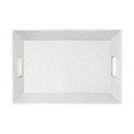 Isabella Collection Rectangular Plate - Silver