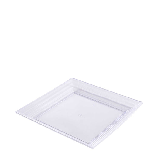 Square Plastic Tray - Clear 12" x 12"