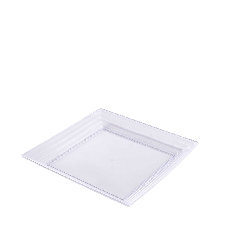 Square Plastic Tray - Clear 16" x 16" - Events and Crafts-Events and Crafts