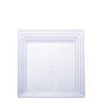 Square Plastic Tray - Clear 16" x 16" - Events and Crafts-Events and Crafts