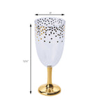 Gold Dot Giant Wine Glass - Events and Crafts-Events and Crafts