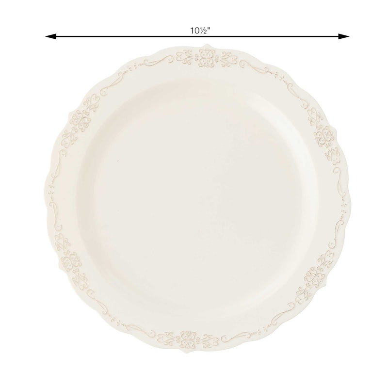 Elena Deluxe Disposable Dinner Plate - Events and Crafts-Events and Crafts