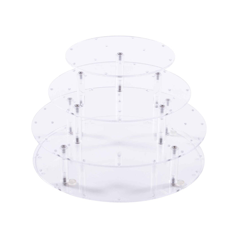 Round Acrylic Cake Pop Stand - Clear