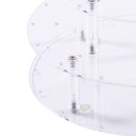 Round Acrylic Cake Pop Stand - Clear Closeup