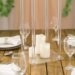 Modern Acrylic Floral Riser 40" - Events and Crafts-Simply Elegant