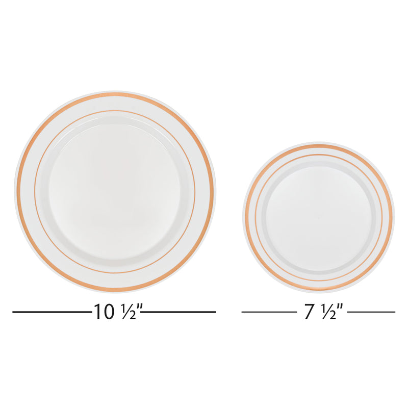 Deluxe Disposable Plates - Set of 50 - Events and Crafts-DecorFest