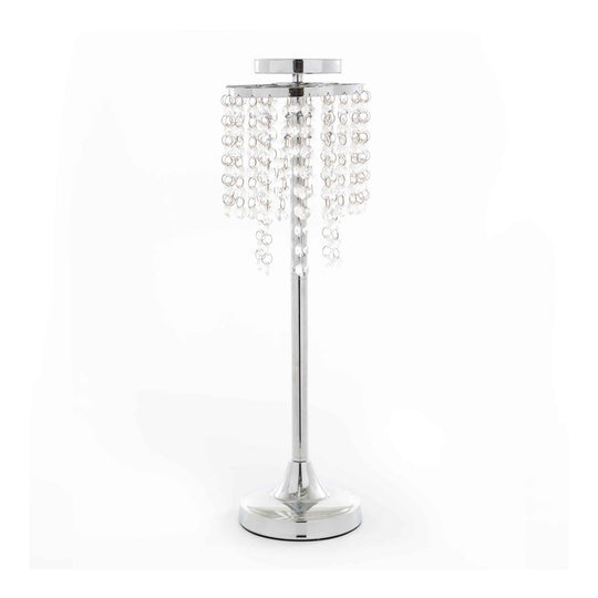 Crystal Drop Centerpieces - Silver
