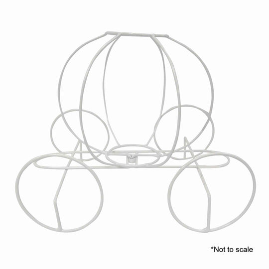 Rustic Pumpkin Carriage Centerpiece 9 Inch