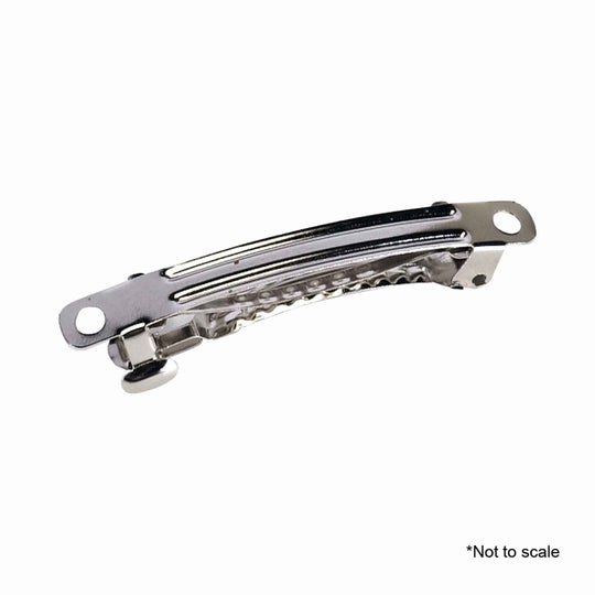 Barrette Form with Auto Clasp - 50mm