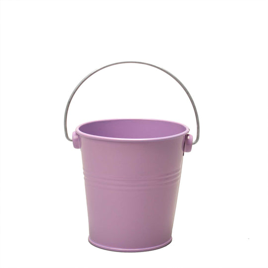 Small Metal Bucket - Lavender 4.25 Tall