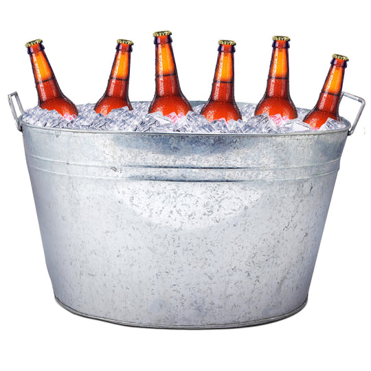 Galvanized Beverage Tub - 8 Gallon