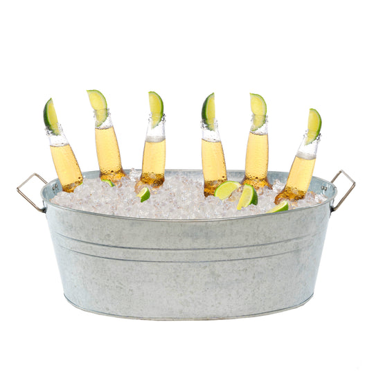 Galvanized Beverage Tub - 2.5 Gallon