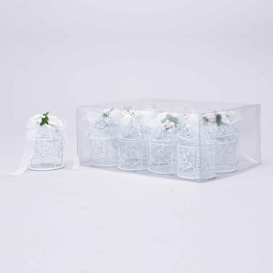 Mini Bird Cage Favors - Pack of 12
