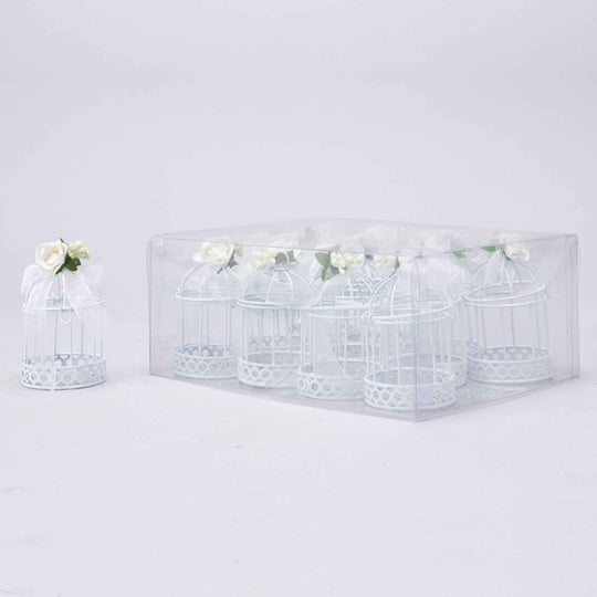 Mini Bird Cage Favors - Pack of 12
