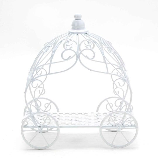 Wire Carriage Stand - White
