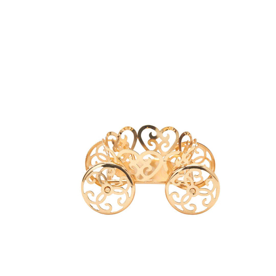 Metal Royal Cupcake Coach - Gold