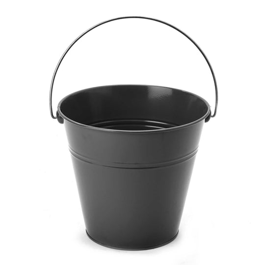 Extra Large Metal Bucket - Black