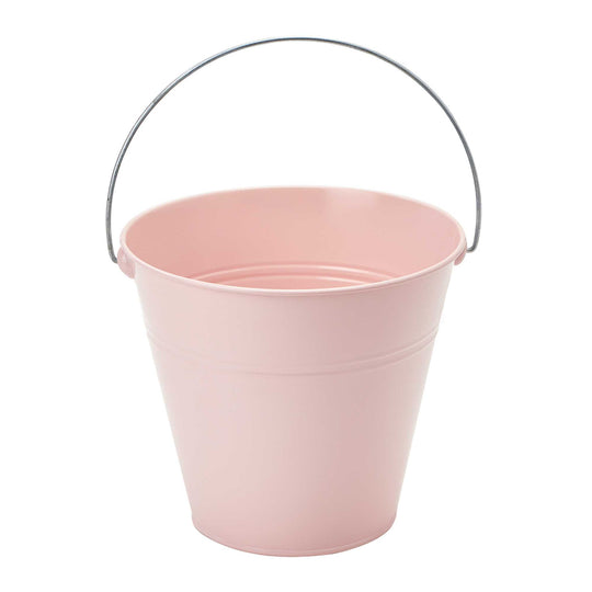 Extra Large Metal Bucket - Pink