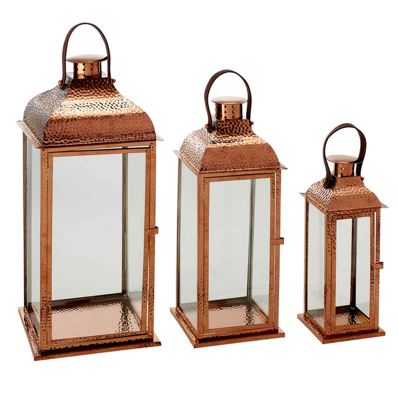Hammered Lantern Set - Events and Crafts-Events and Crafts