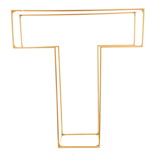 Metal Balloon Frame Letters - T