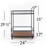 Modern Bar Cart - Events and Crafts-Simple Elements