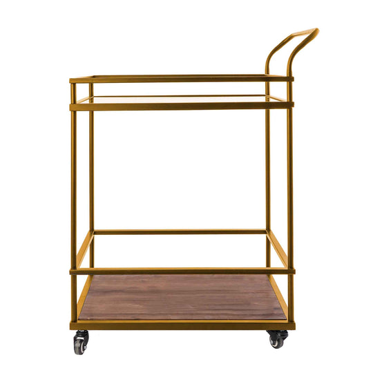 Modern Bar Cart Gold