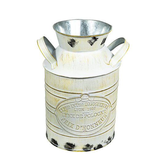 Rustic French Milk Jug Flower Vase