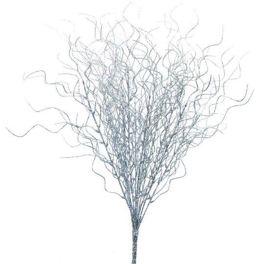 Glitter Willow Pick-Silver