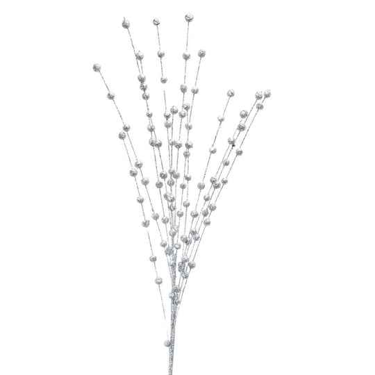 Glitter Ball Pick-Silver