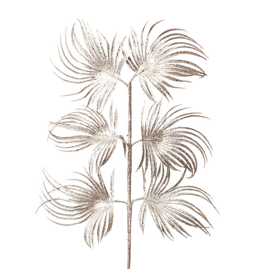 Glitter Palm Pick - Silver