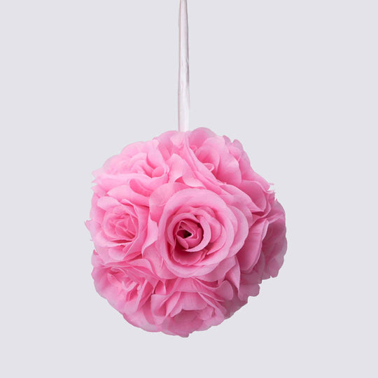 Six Inch Floral Pomander - Pink