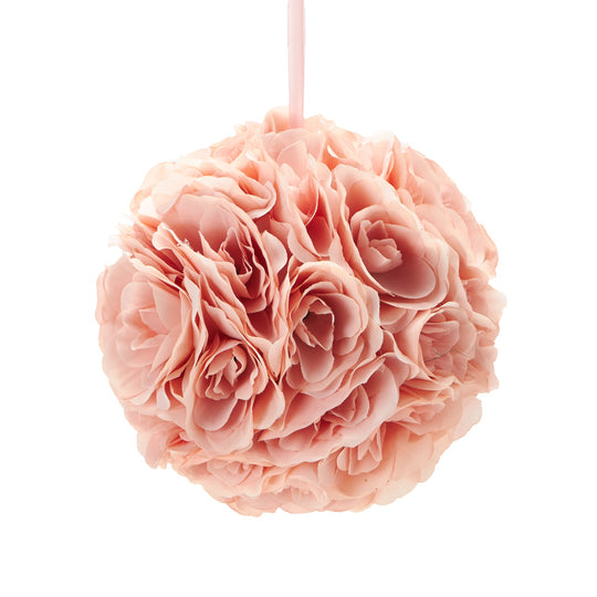 Ten Inch Floral Pomander - Blush