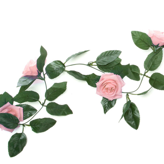 Artificial Rose Garland - Blush