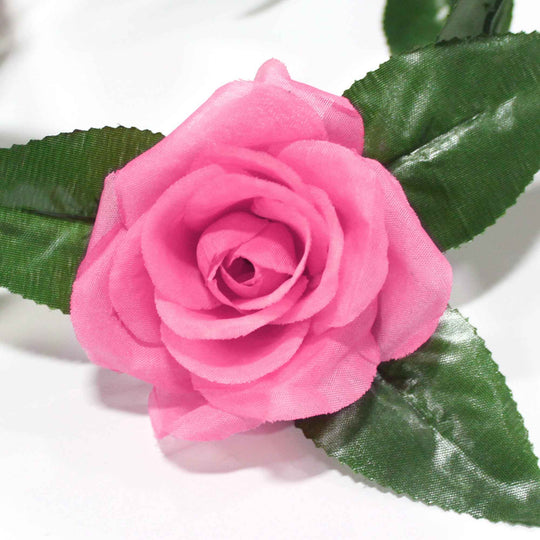 Artificial Rose Garland - White