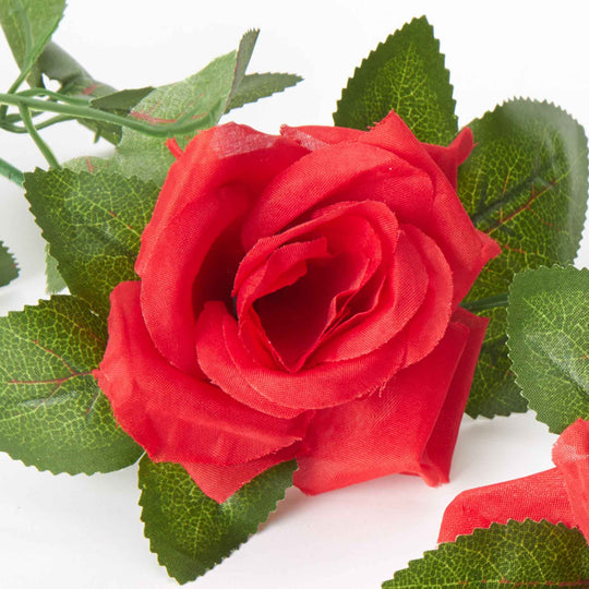 Artificial Rose Garland - Red