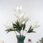 Artificial White Tiger Lily Bundle - Events and Crafts