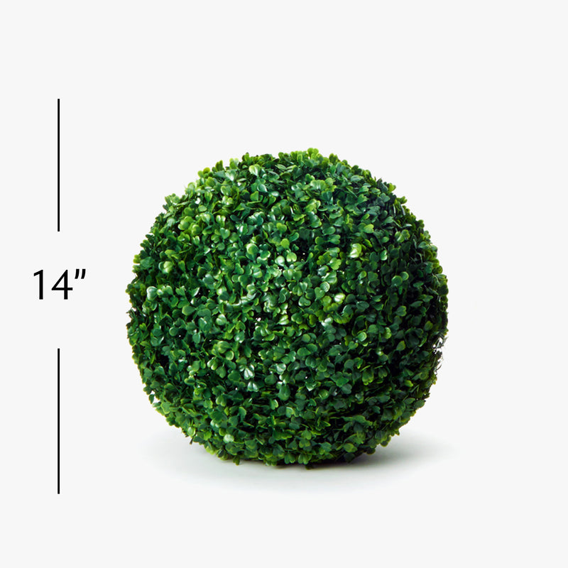 14 Inch Boxwood Topiary Ball - Events and Crafts-Elite Floral