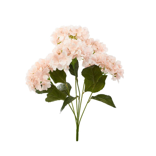 Artificial Hydrangea Bush - Blush