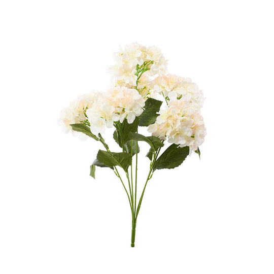 Artificial Hydrangea Bush - Light Blush
