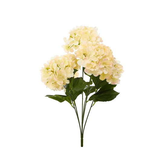 Artificial Hydrangea Bush - Light Champagne