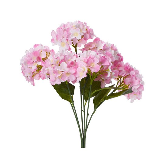 Artificial Hydrangea Bush - Pink
