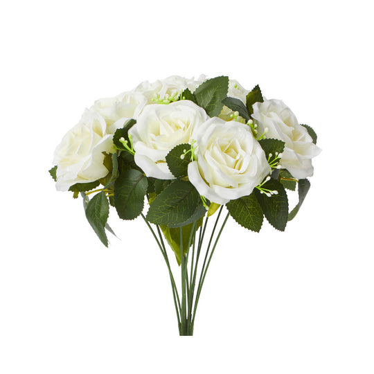 Artificial Blooming Rose Bouquet
