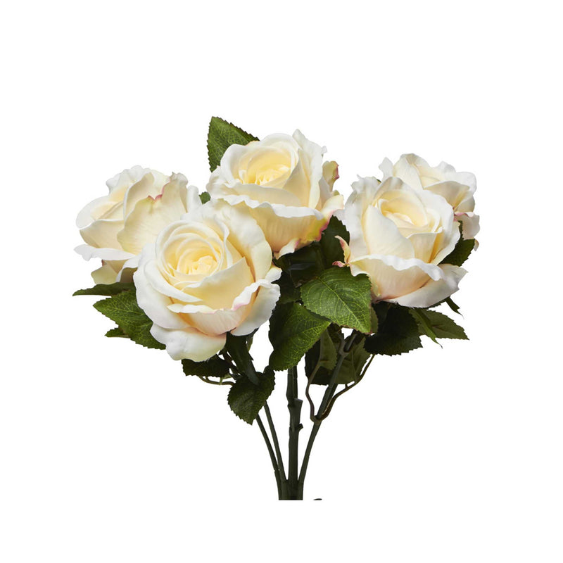 Artificial Cottage Rose Bouquet - Events and Crafts-Events and Crafts