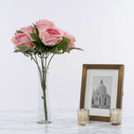 Artificial Cottage Rose Bouquet - Events and Crafts-Events and Crafts