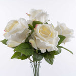 Artificial Cottage Rose Bouquet - Events and Crafts-Events and Crafts