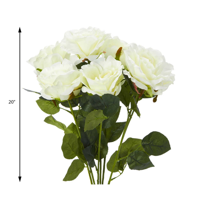 Artificial Full Bloom Rose Bouquet - Events and Crafts-Events and Crafts