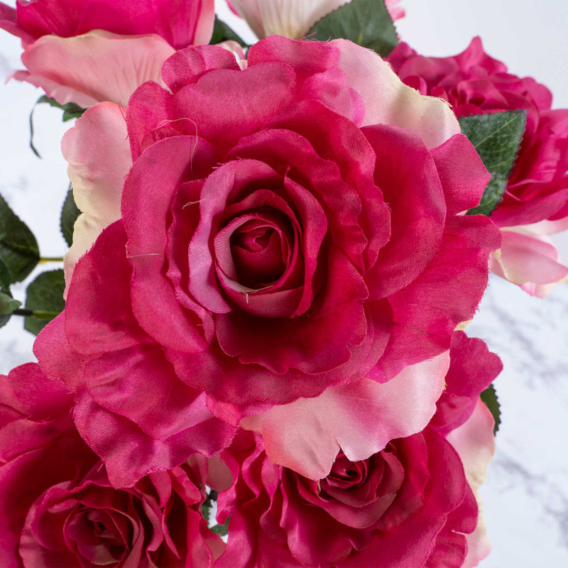 Artificial Full Bloom Rose Bouquet - Events and Crafts-Events and Crafts