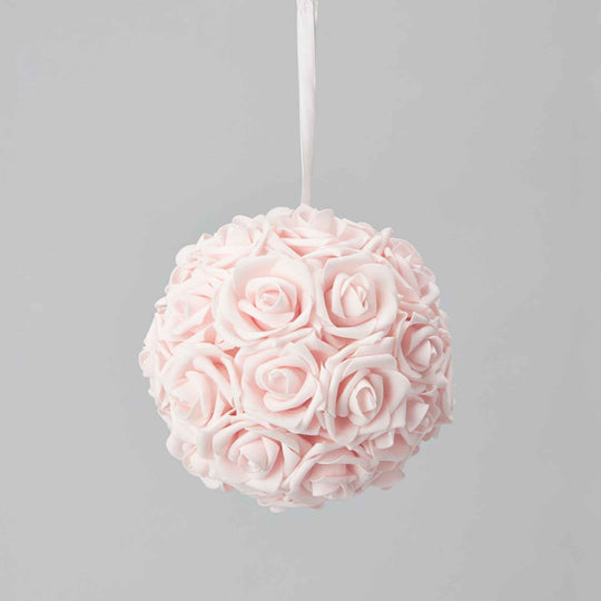 Foam Rose Pomander 8" - Pink